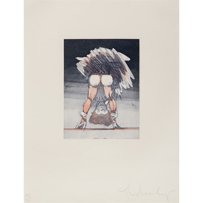 Lot 205 - Claes Oldenburg (b. 1929) FIGURE LOOKING...