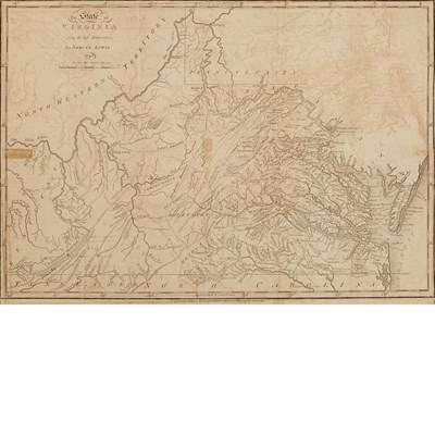 Lot 308 - [MAPS] The State of Virginia from the best...