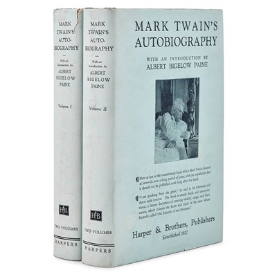 Lot 438 - TWAIN, MARK A Twain miscellany of first and...