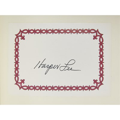Lot 419 - LEE, HARPER To Kill a Mockingbird. New York:...