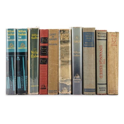 Lot 388 - FAULKNER, WILLIAM Group of ten volumes,...