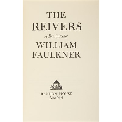 Lot 387 - FAULKNER, WILLIAM The Reivers. New York:...