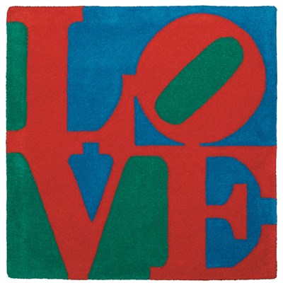 Lot 83 - After Robert Indiana CLASSIC LOVE Chrome-dyed,...