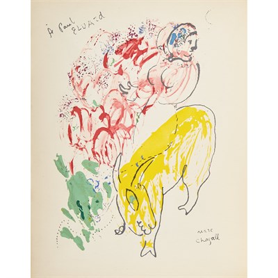 Lot 480 - [CHAGALL] ELUARD, PAUL. Le Dur Desir de Durer....