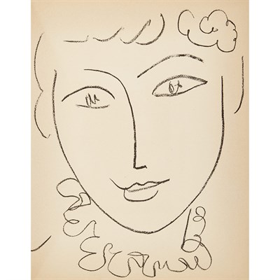 Lot 489 - MATISSE, HENRI Portraits. Monte Carlo: Andre...
