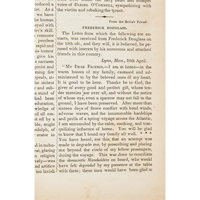 Lot 305 - [ABOLITIONIST PERIODICAL] The Non-Slaveholder....