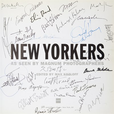 Lot 507 - [MAGNUM-SIGNED PHOTOBOOK] New Yorkers as seen...