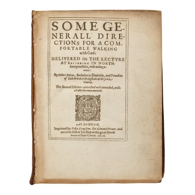 Lot 174 - BOLTON, ROBERT Some generall directions for a...