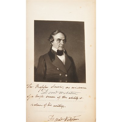 Lot 263 - WEBSTER, DANIEL Dinner to the Hon. Daniel...