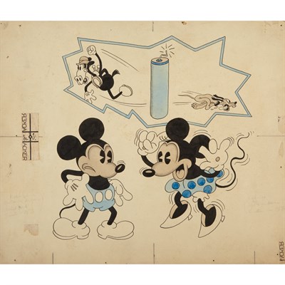 Lot 459 - [ILLUSTRATION ART-DISNEY STUDIOS] Mickey and...