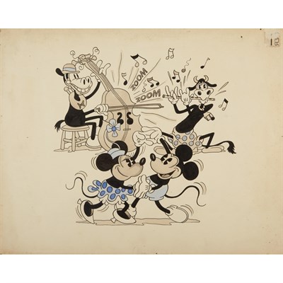 Lot 460 - [ILLUSTRATION ART-DISNEY STUDIOS] [Mickey and...