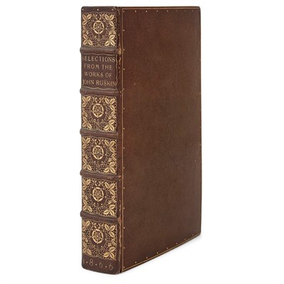 Lot 335 - [DOVES BINDING] RUSKIN, JOHN. Selections from...