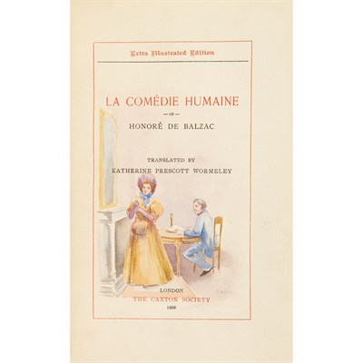 Lot 342 - [FINE BINDINGS] BALZAC, HONORE De. La Comedie...