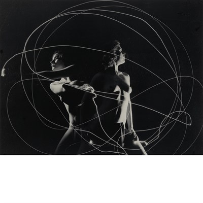 Lot 530 - DUPAIN, MAX (1911-1992) [Nude, painting with...