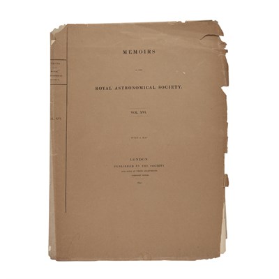 Lot 188 - [SCIENCE-ASTRONOMY] ADAMS, JOHN COUCH. An...