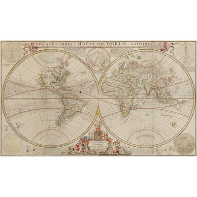 Lot 323 - [MAPS - WORLD] MOLL, HERMAN. A New and Correct...