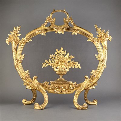 Lot 625 - Transitional Louis XV/XVI Style Gilt-Metal...