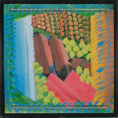 Lot 91 - Howard Hodgkin RED BERMUDAS (H. P. 223) Color...