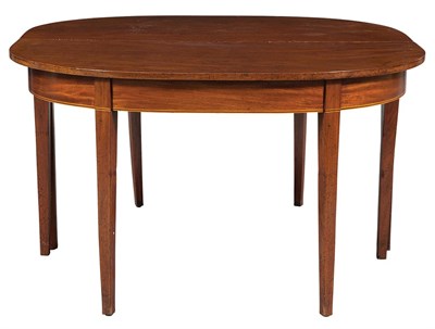 Lot 122 - George III Inlaid Mahogany Dining Table With...