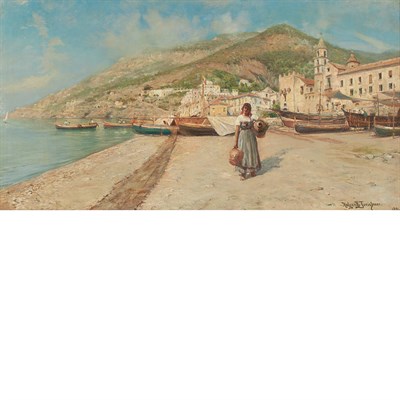 Lot 15 - Holger Hvitfeldt Jerichau Danish, 1861-1900...