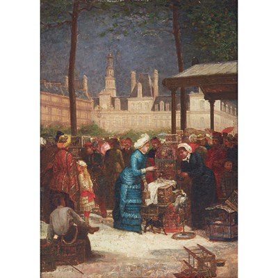 Lot 19 - Amedee Paul Greux French, 1836-1879 The Bird...