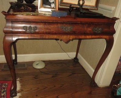 Lot 287 - Dutch Rococo Style Burlwood Tea Table Height...