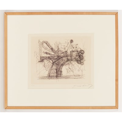 Lot 211 - Jean Tinguely (1925-1991) CHAOS Etching,...