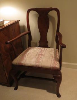 Lot 149 - George II Mahogany Armchair Height 38 1/4...