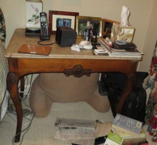 Lot 293 - Continental Fruitwood Mixing Table Height 28...
