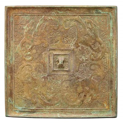 Lot 81 - Group of Six Chinese Bronze Mirrors Tang...