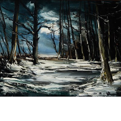 Lot 29 - Maurice de Vlaminck French, 1876-1958 Paysage...