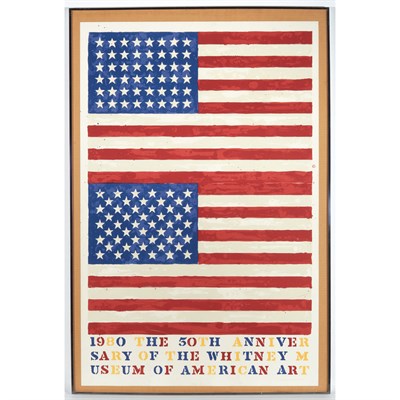 Lot 199 - Jasper Johns (b. 1930) TWO FLAGS (WHITNEY...