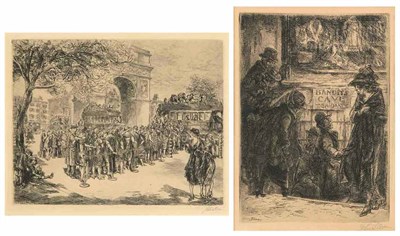 Lot 217 - John Sloan (1871-1951) BANDITS CAVE; BUSES IN...