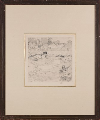 Lot 100 - Childe Hassam (1859-1935) OLD LACE...