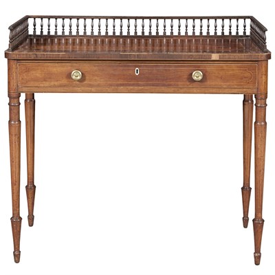 Lot 318 - Regency Inlaid Mahogany and Rosewood Writing...
