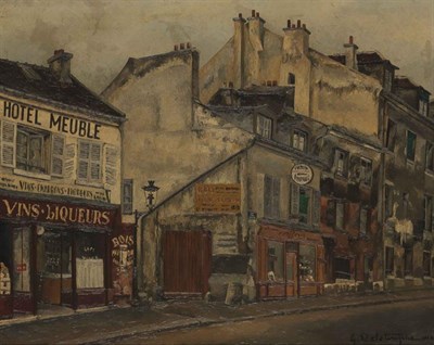 Lot 100 - Germain Delatousche French, 1898-1966 Rue de...