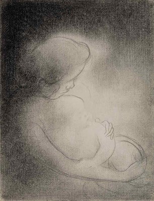 Lot 8 - Charles Angrand French, 1854-1926 Maternite...