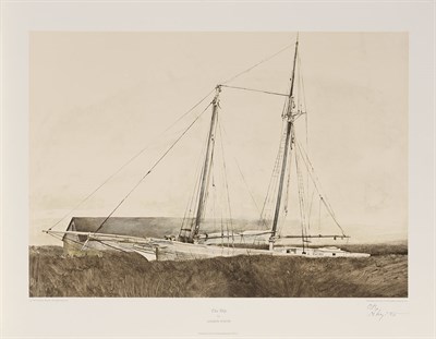Lot 247 - After Andrew Wyeth THE SLIP (3) Color...