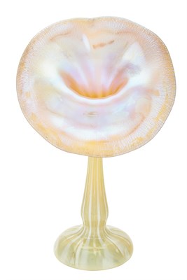 Lot 314 - Tiffany Favrile Glass Jack-in-the-Pulpit Vase...