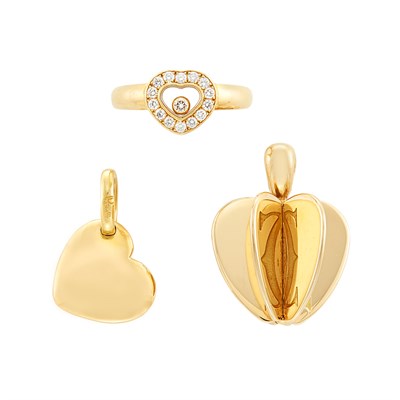Lot 308 - Gold Heart Pendant, Pomellato