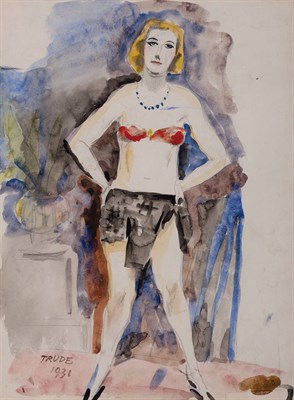 Lot 81 - Walt Francis (Walter) Kuhn American, 1877-1949...