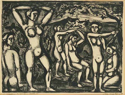 Lot 211 - Georges Rouault AUTOMNE (C./R. 364) Lithograph,...