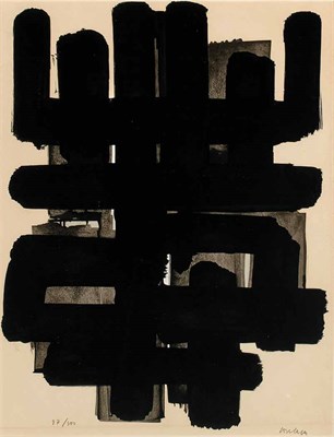 Lot 218 - Pierre Soulages (b. 1919) LITHOGRAPHIE NO. 3...