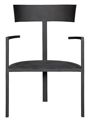 Lot 258 - Robert Wilson Black Lacquered Steel Robspierre...