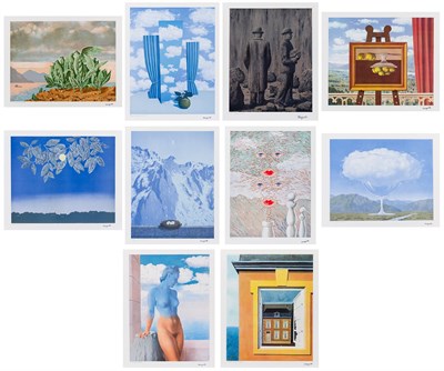 Lot 100 - After René Magritte (1898-1967) LA PEINTURE ET...