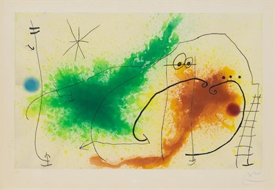 Lot 115 - Joan Miró (1893-1983) PARTIE DE LA CAMPAGNE IV...