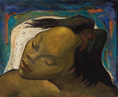 Lot 168 - Angel Botello Puerto Rican, 1913-1986 Woman...