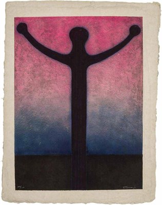 Lot 229 - Rufino Tamayo HOMBRE CON BRAZOS ABIERTOS (P....