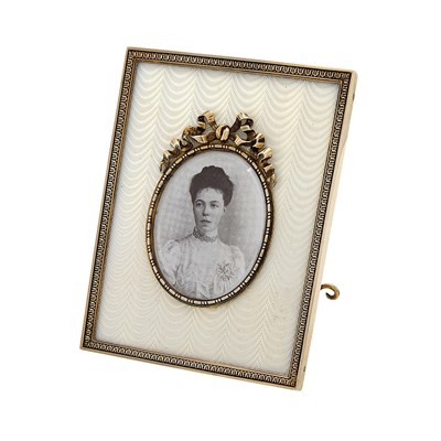 Lot 721 - Russian Silver-Gilt and Guilloché Enamel...