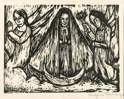 Lot 223 - Rufino Tamayo (1899-1991) VIRGEN (PEREDA 19)...